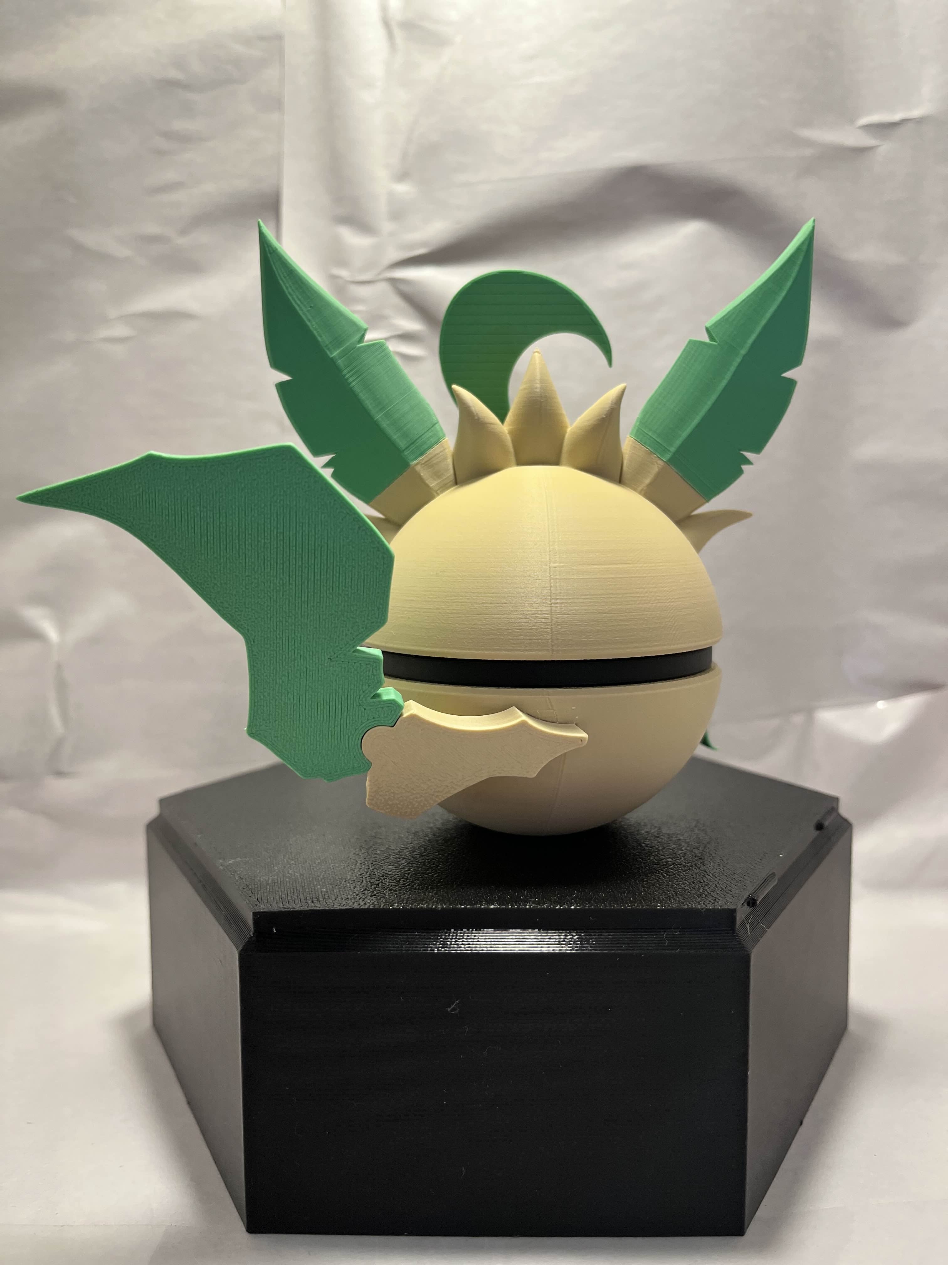 Leafeon Themed Pokeball