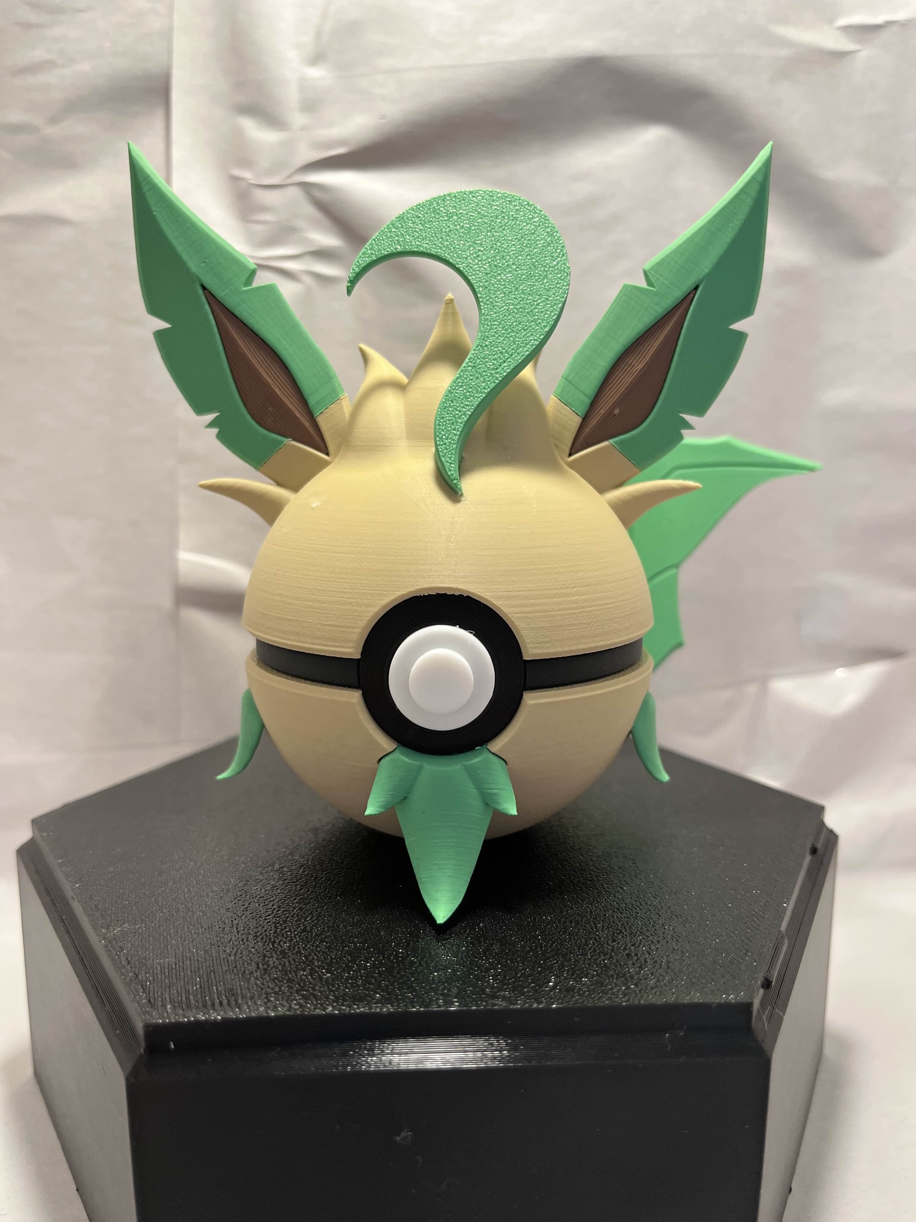 Leafeon Themed Pokeball